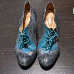 John Fluevog Fascination Look Out Heels size 9.5